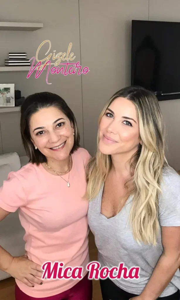 Gizele Monteiro e celebridades