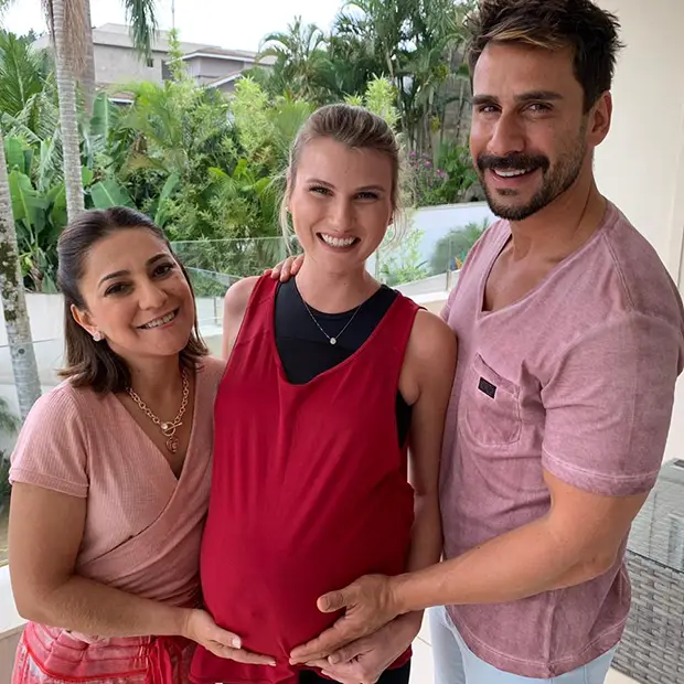 Julio Rocha e esposa