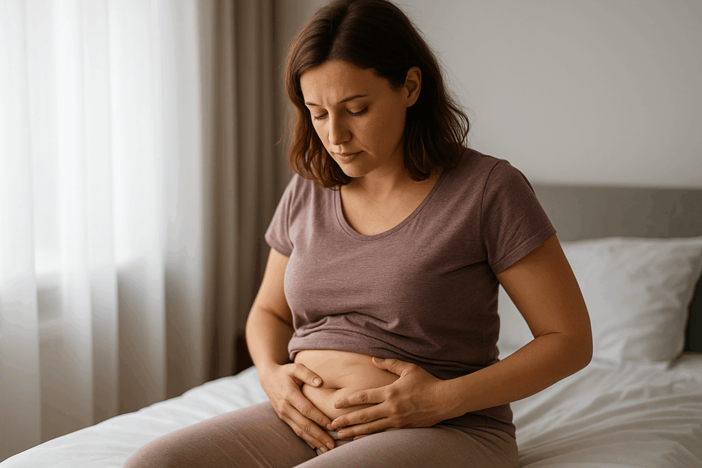 Barriga inchada após a gravidez: como tratar sem cirurgia