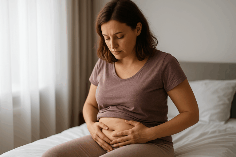 barriga inchada