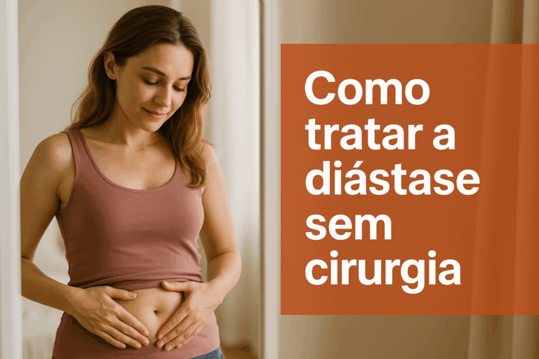 como tratar a diásrtase sem cirurgia