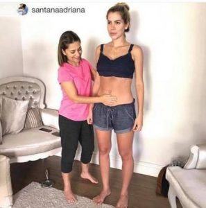 Adriana Santana, Como perder barriga depois do parto